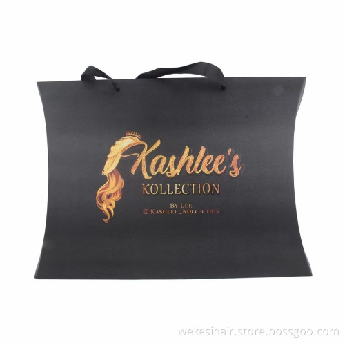 Hot Stamping Logo Black Corrugated Custom Packaging Hair Extension Box Valentines Boxes Custom Gift Package